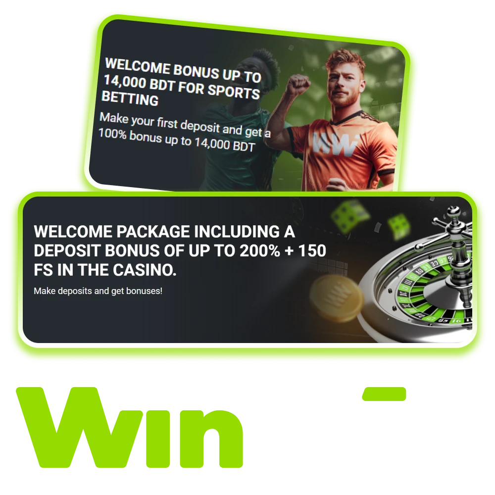 WinWin offers a wide range of bonuses and promotions for its players.