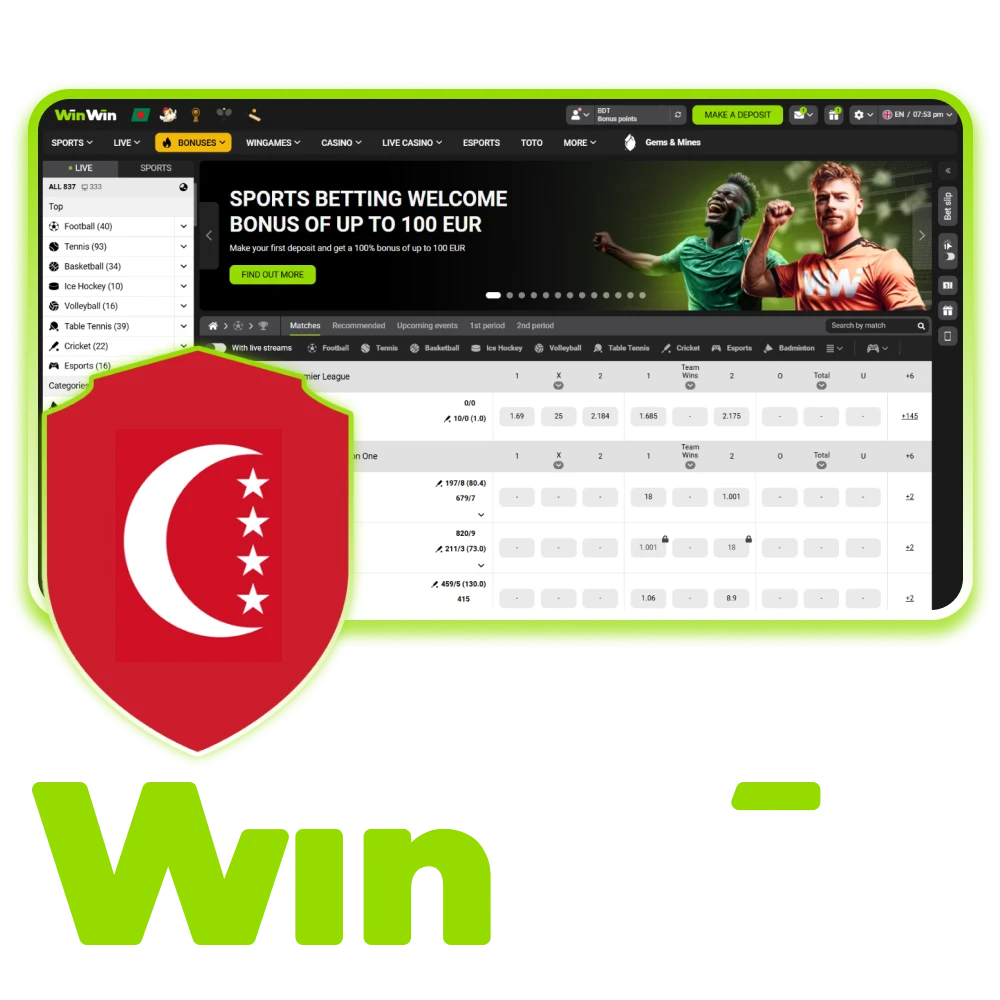 WinWin is a fully legal platform for users from Bangladesh.